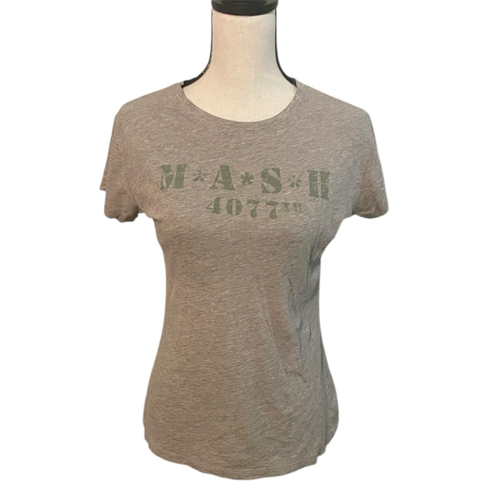M*A*S*H Graphic Crewneck Tee - Gray XXL See Measurements Retro Nostalgic Soft